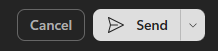 Copilot Cowork showing a drafted email with Send and Cancel options