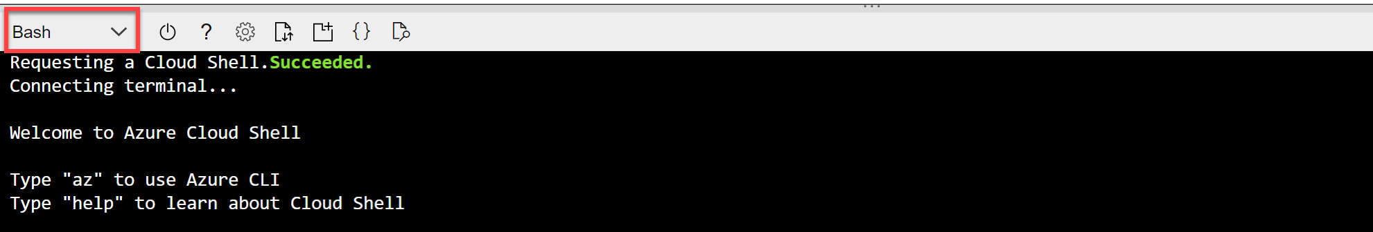 كيفية العثور على القائمة المنسدلة ناحية اليسار للتبديل إلى PowerShell