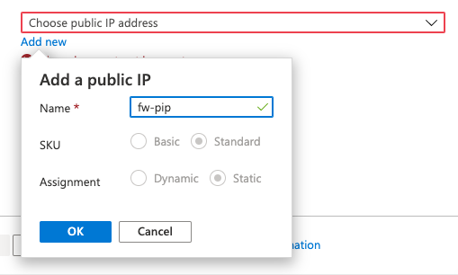Add public IP address to firewall