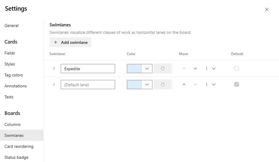 On the "Settings" panel, review information and click "Save"