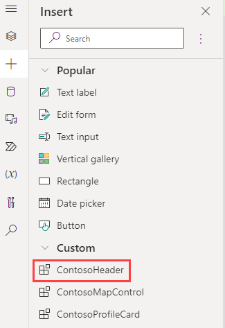 Select header - screenshot
