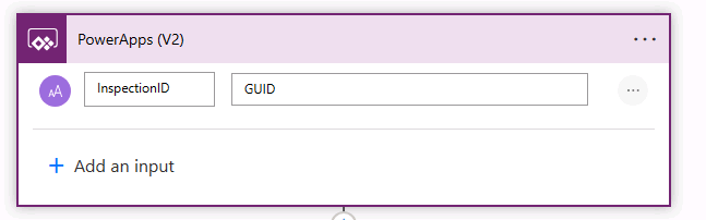 Power Apps Trigger input - screenshot