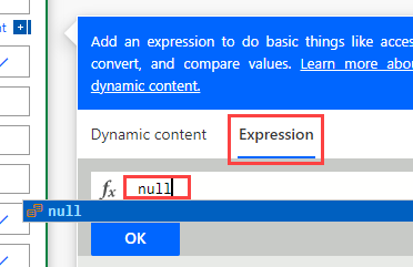 Null expression - screenshot