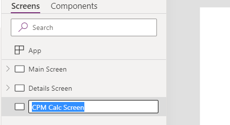 Rename screen - screenshot