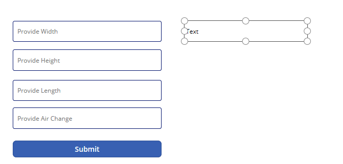 Control layout - screenshot