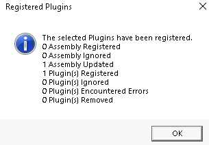 IUpdated assembly plugin - screenshot