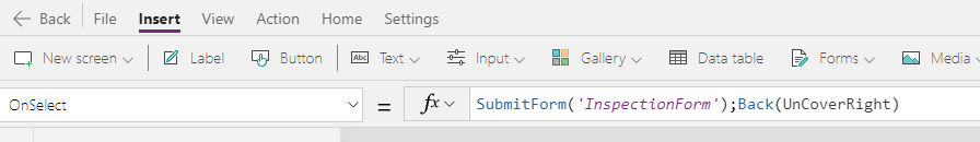 submit formula - screenshot