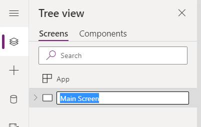 Rename screen - screenshot