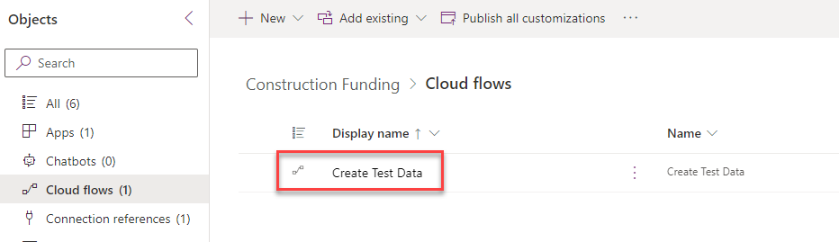 select cloud flow to run