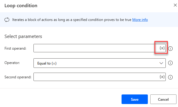 select variable as noted