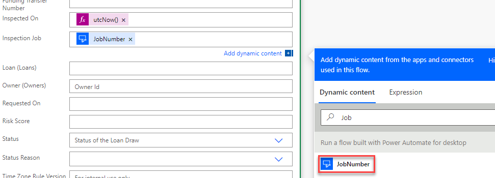 add job number field