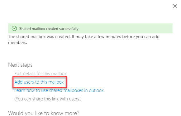 add users to mailbox