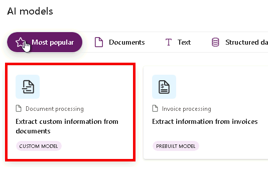 Choose document processing