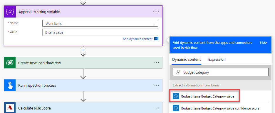 select and complete as described