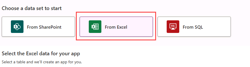 Screenshot von „Mit Excel starten“.