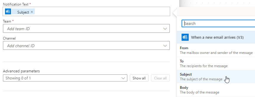 Screenshot of dynamic content.
