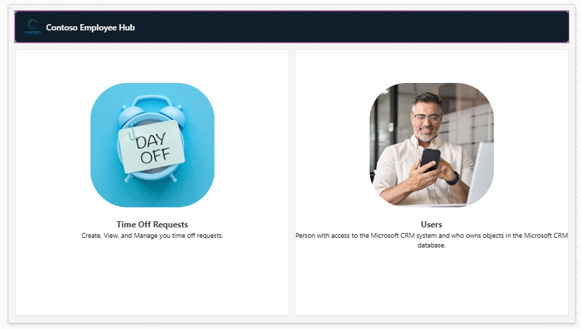 Screenshot of Canvas app welcome screen.