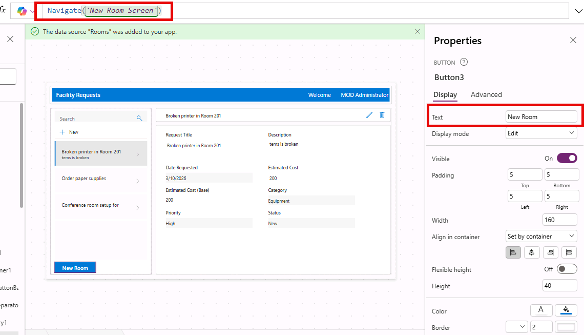 Screenshot showing Navigate Formula