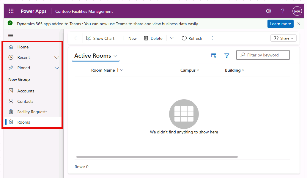 Screenshot of Navigation