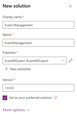 A screenshot of the completed solution