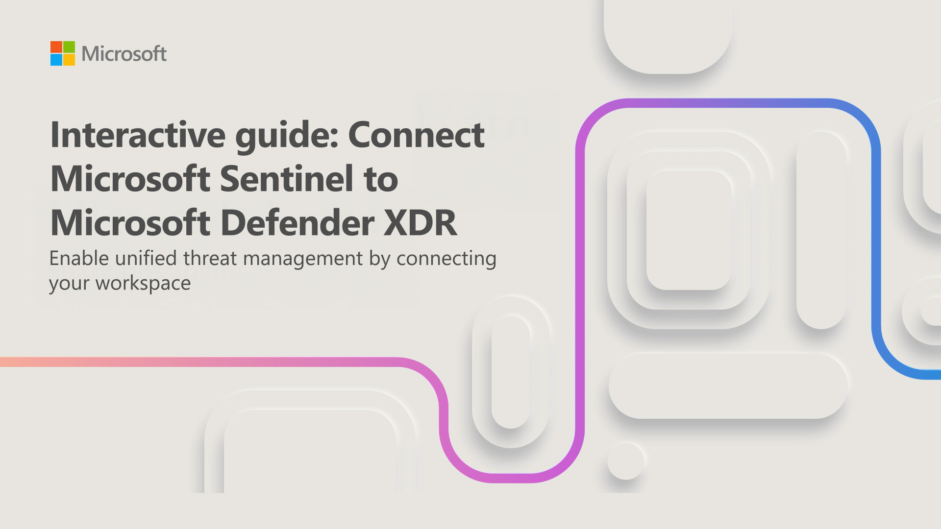 Thumbnail for Connecting an existing Microsoft Sentinel to Defender XDR.