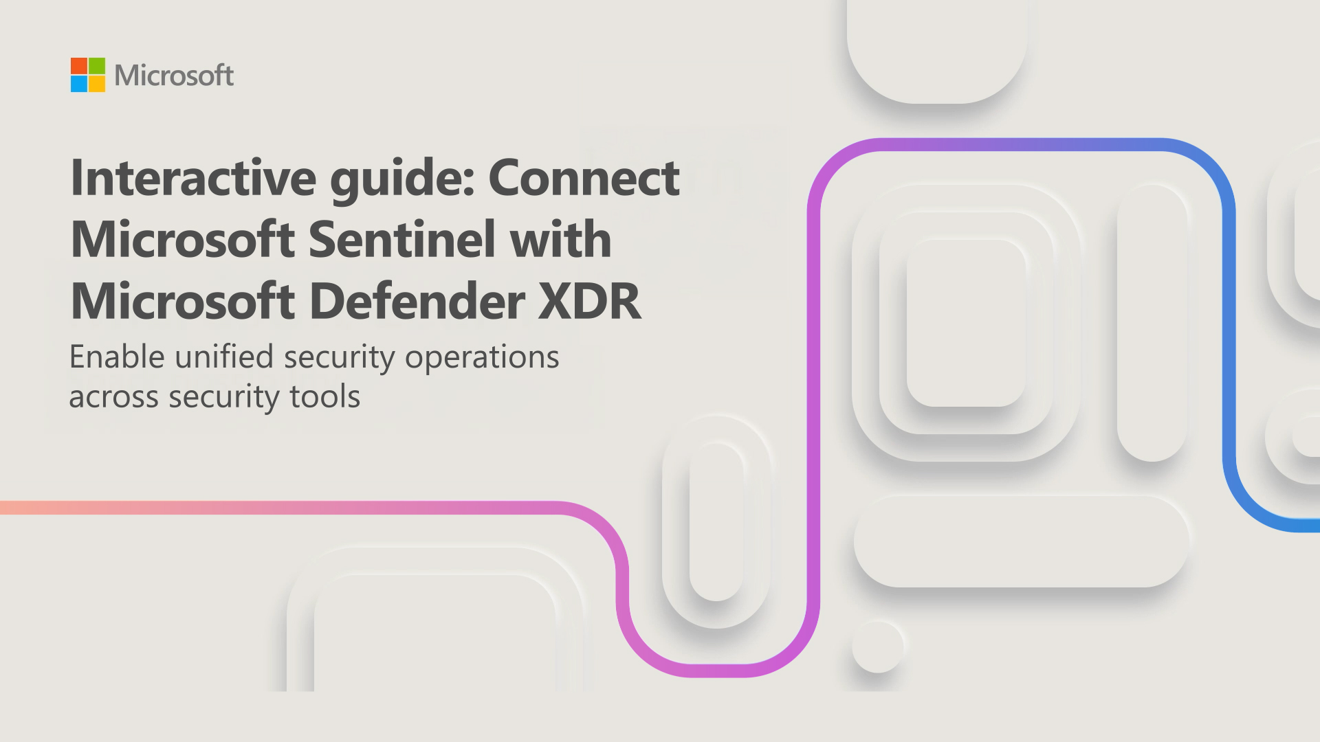 Thumbnail for Connecting Microsoft Sentinel to Defender XDR.