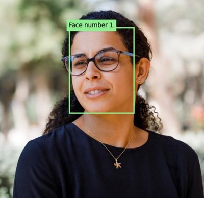 An image with the face highlighted.