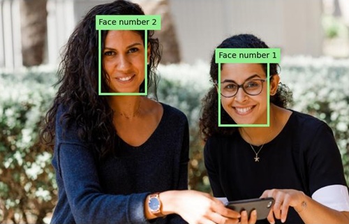 Another image with a face highlighted.