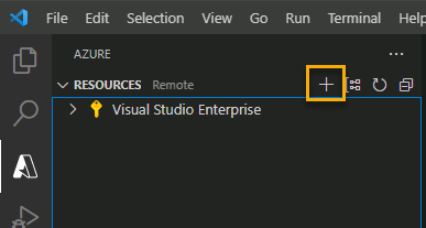 Screenshot of the Create Resources button.
