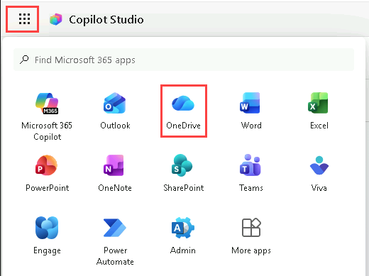 Screenshot of App Launcher.