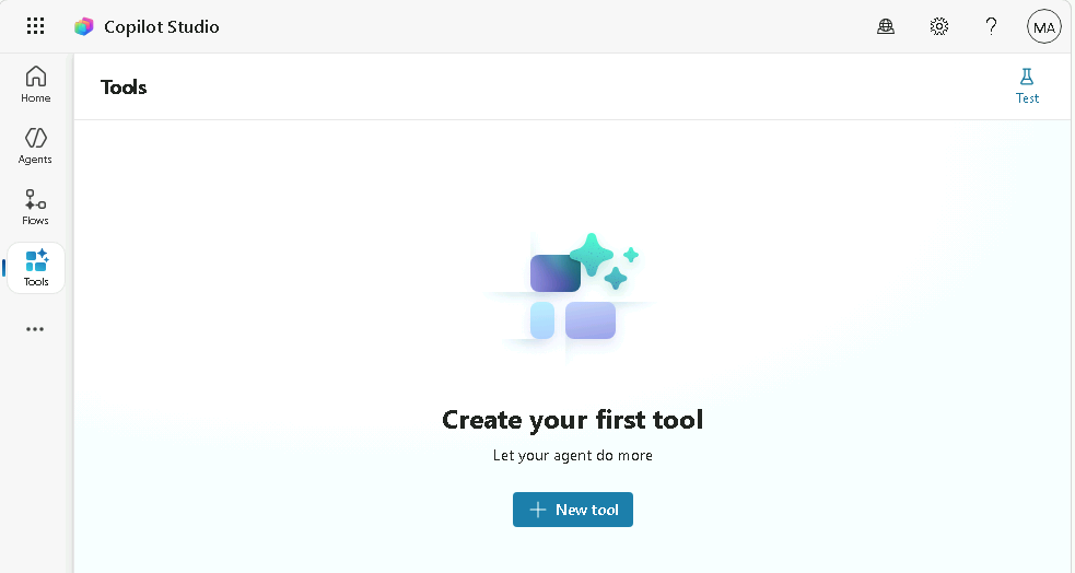 Screenshot of Tools registry page.