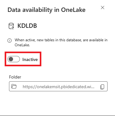 Image of selecting the slider in Data Lake